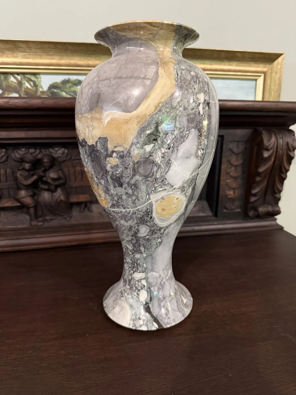 Ваза винтажная из мрамора