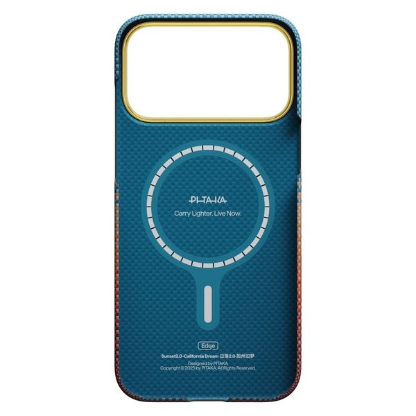 Чехол Pitaka Edge Case для iPhone 17 Pro Max, Калифорния-03 | California Dream-03