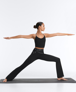 Oysho Топ Comfortlux с регулируемыми бретелями, черный