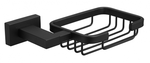 5004-C Мыльница нас., нерж сталь (ЧЕРНЫЙ) ViEiR  (40/1шт)