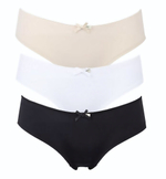 Набор из 3 разноцветных трусиков-слип Olivia (Размер: S) (Цвет: разноцветный)