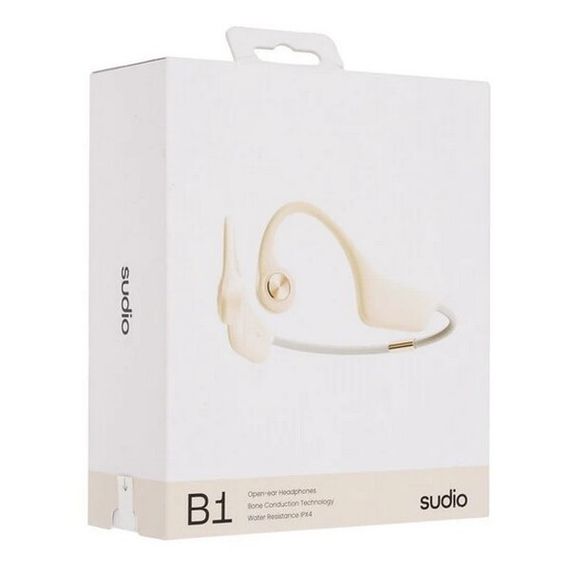 Водонепроницаемые наушники Sudio B1 Open-Ear Headphones с костной проводимостью (B1WHT)