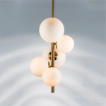 815053 Люстра CROCO 5х40W E14 ЛАТУНЬ