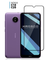 Защитное стекло ROSCO для Nokia C20;Nokia C10 оптом (арт. NK-C20-FSP-GLASS-BLACK)