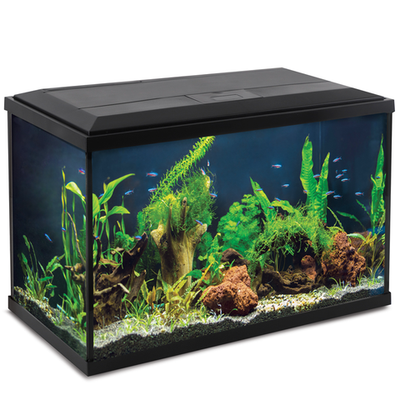Аквариум breeze, черный, 75,7л, 612*320*431мм, laguna