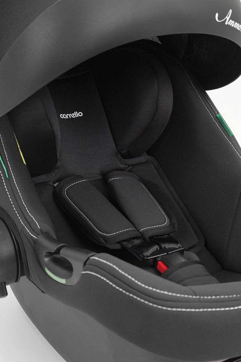 Коляска Carrello Vector CRL-6550 Ammonite AY329 Pro Absolute Black с базой Isofix 3 в 1 Cupcake Beige