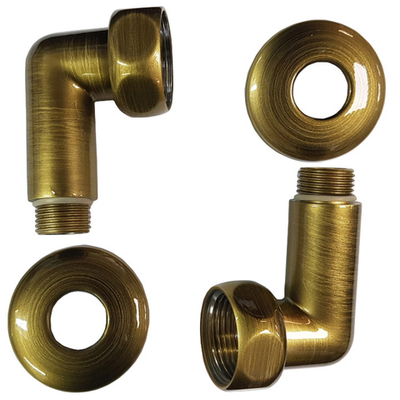 Американка для полотенцесушителя  угл 1" x 1"  г/ш  741SCH1010 бронза , пар