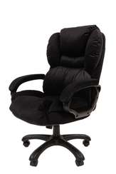 Кресло Chairman Home 434 Россия ткань Т-84 черный (черный пластик)