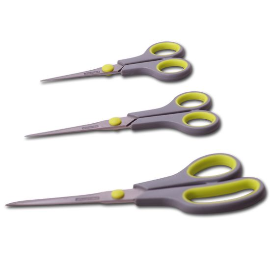 Набор ножниц универсальных 3 шт. Kamille КМ-5187 (14 см; 17 см; 21,5 см)