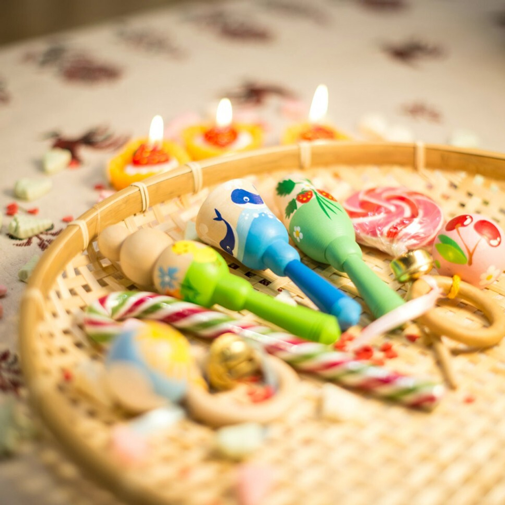 Погремушка Гремелка окрашенная Вальда (в ассортименте)