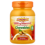 Emergen-C, жевательные таблетки с витамином C, со вкусом апельсина, 40 жевательных таблеток