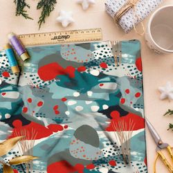 Ткань премиум бифлекс абстрактный переплет