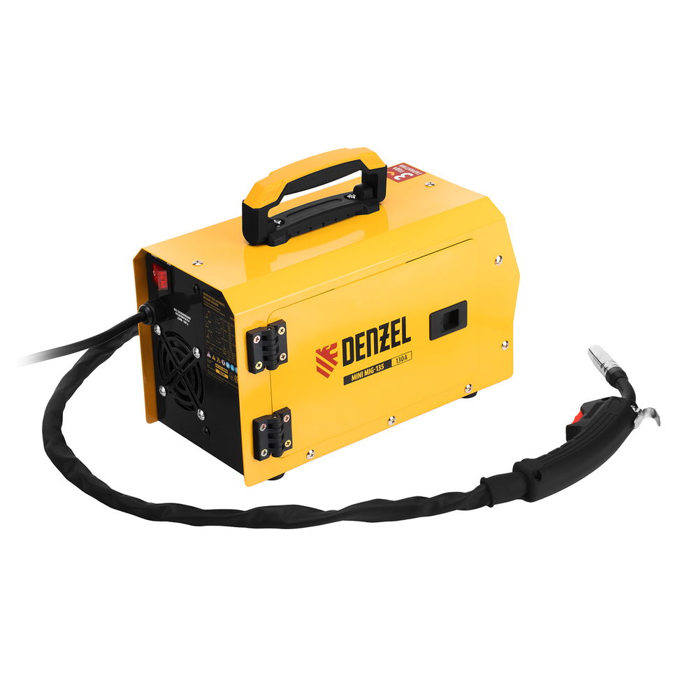 Аппарат инвертор. полуавтомат. сварки Mini MIG-135, 130 А, ПВ 60%// Denzel