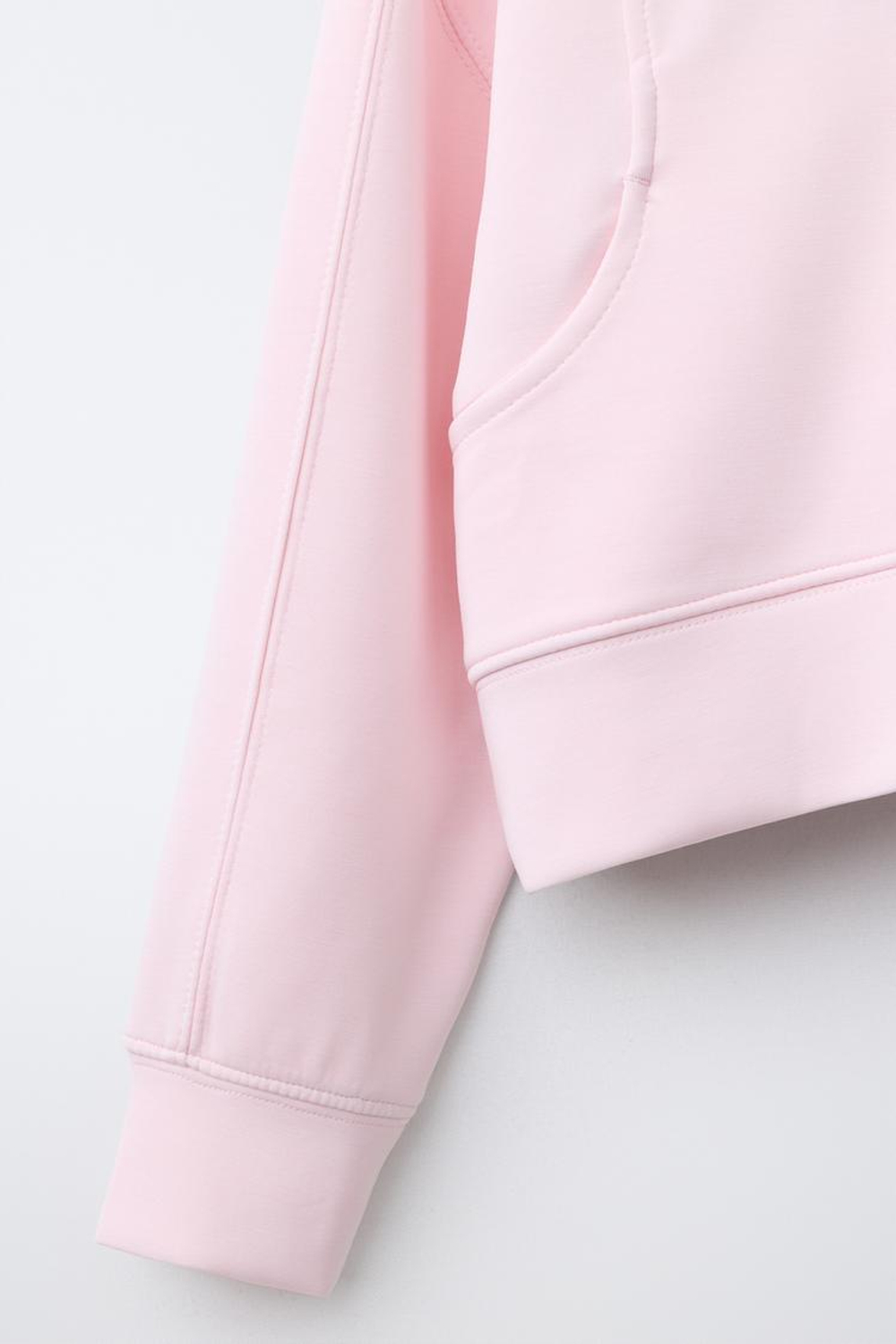 ZARA ХУДИ С МОДАЛОМ, ПАСТЕЛЬНО-РОЗОВЫЙ