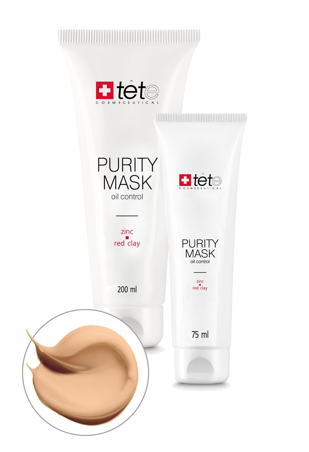 Purity Mask Oil Control Zinc and Red Clay Себорегулирующая очищающая маска с цинком и красной глиной