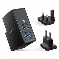 Сетевое зарядное устройство Anker Power Port 4 Lite (A2042L11) черный