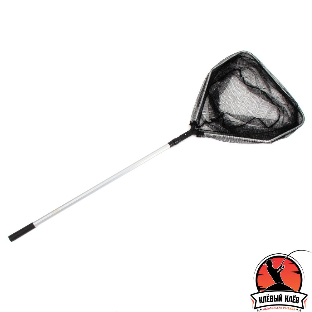 Подсачек складной телескопич. Namazu L- 180 см, квадратный обод 60х55 см, капрон/25/