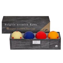 Шары Super Aramith Pro-Cup Carom ø61,5мм 4шара