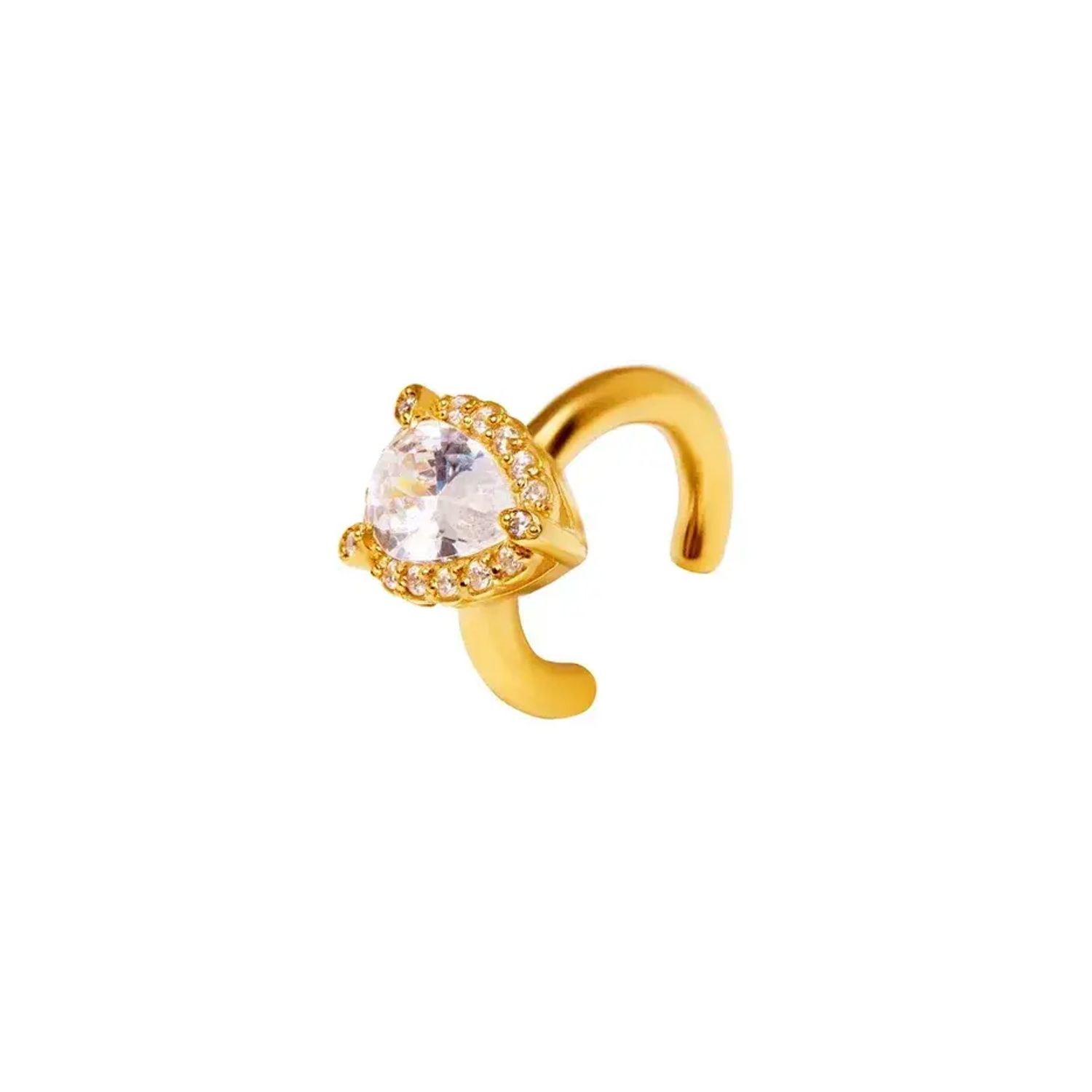 Кафф The Gold Pear Cuff - Crystal