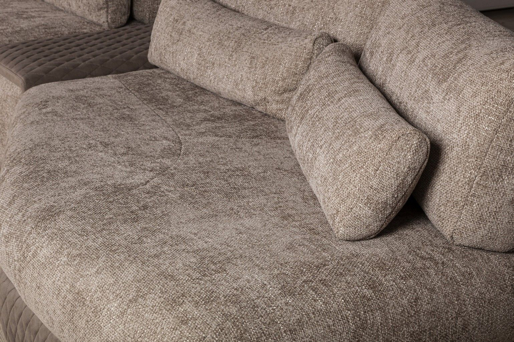 Aldo угловой модульный диван с терминальным углом и баром