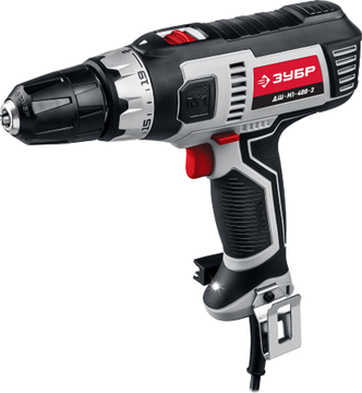 Дрель-шуруповерт сетевая, ЗУБР  ДШ-М1-400-2