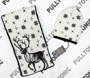 Комплект шарф и шапочка PULLTONIC - "Лесной Олень"