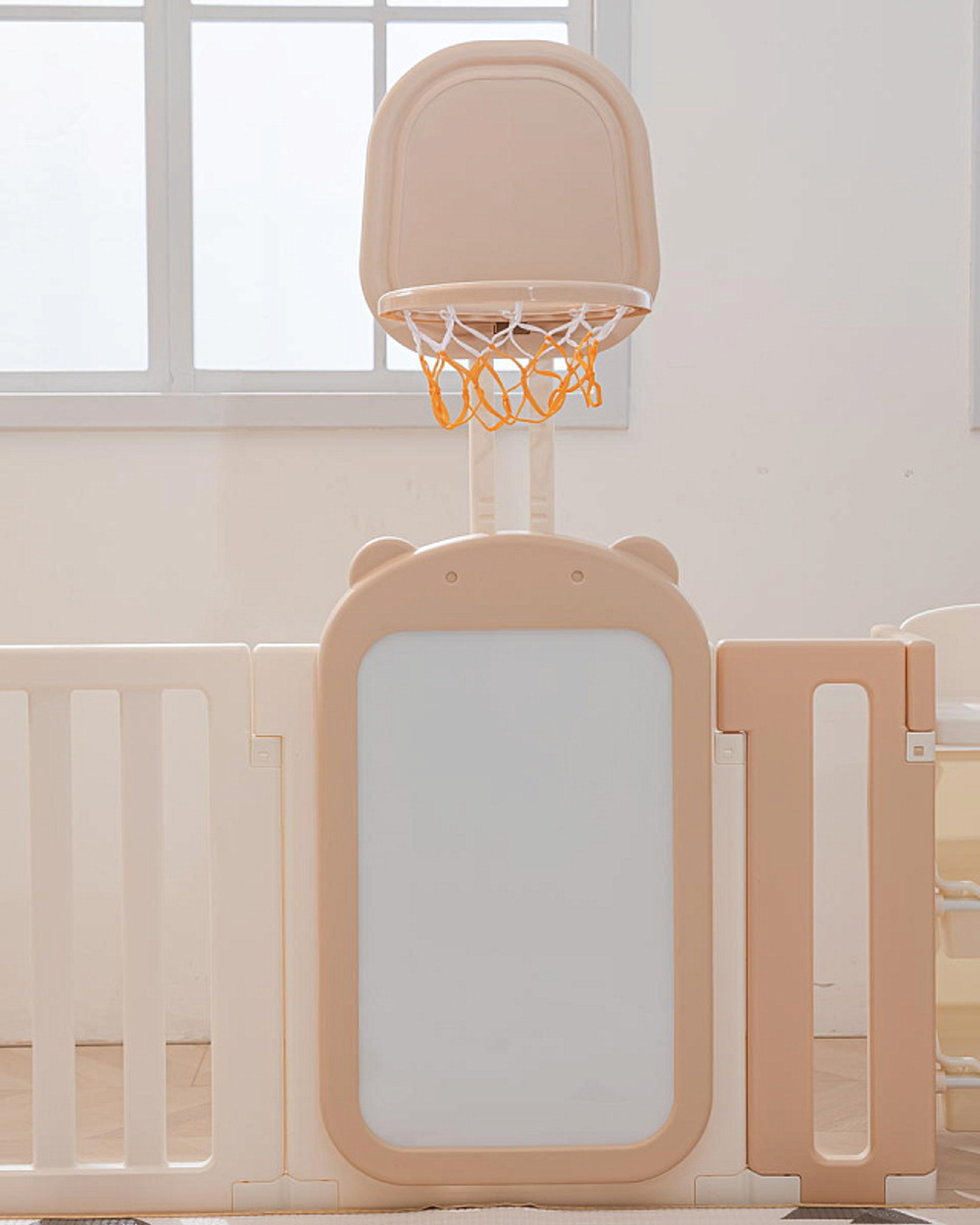 Манеж UNIX Kids DeLuxe House Camel, 180 x 200 см с игровыми аксессуарами