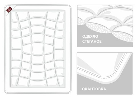 Одеяло легкое 160х220 German Grass Bioline Organic Cotton Grass
