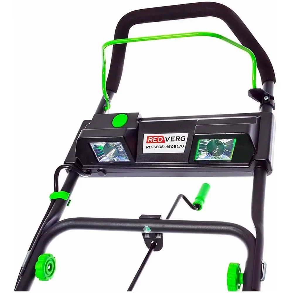 Redverg RD-SB36-460BL/U 36В снегоуборщик аккумуляторный (без АКБ, ЗУ) ковш 46 см, выброс 9 м RD-SB36-460BL/U