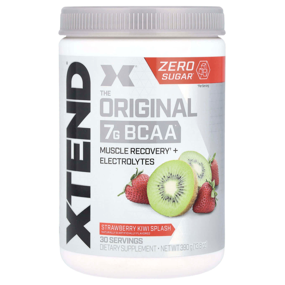 XTEND, The Original, 7 г аминокислот с разветвленной цепью (BCAA), со вкусом клубники и киви, 420 г (14,8 унции)