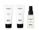 Balmain Hair Couture Сумочка для косметики (шампунь увлажняющий 50 мл, кондиционер увлажняющий 50 мл, несмываемый спрей-кондиционер 50 мл.)
