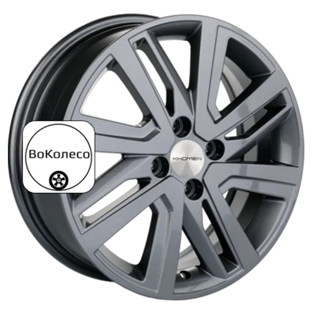 6x16/4x100 ET41 D60,1 KHW1609 (XRay) Gray Khomen Wheels