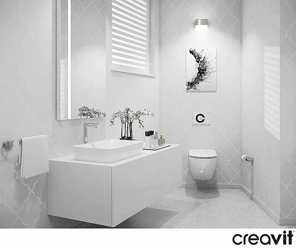 Унитаз подвесной CREAVIT FREE FE320.G0100 белый матовый