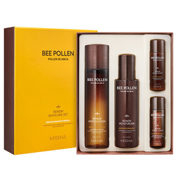 Восстанавливающий набор для лица c экстрактом пчелиной пыльцы Missha Bee Pollen Renew Skincare Set