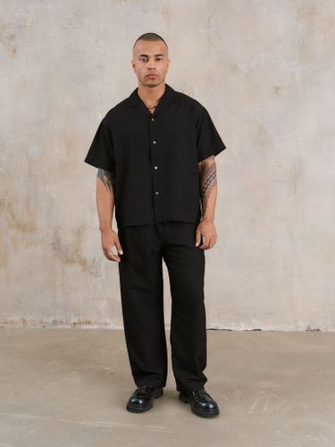 Черный хлопковый костюм Heathen с шортами и брюками