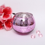 Подсвечник «Fairy» 10*8,5см цвет розовый