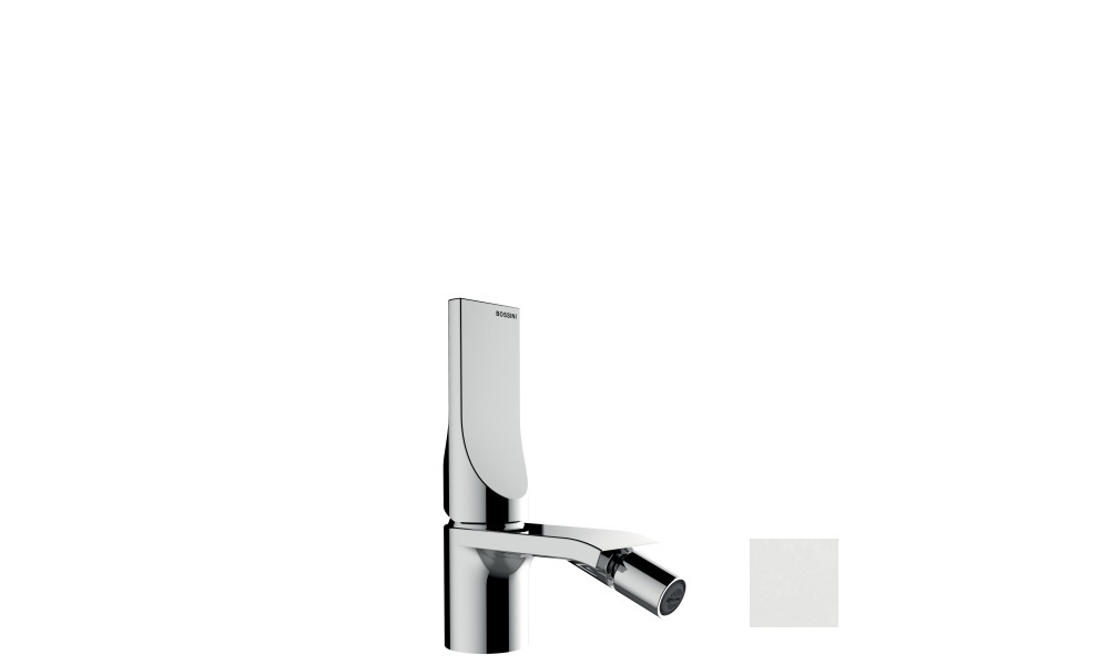 Bossini Apice смеситель для биде 169 мм, донный клапан, цвет белый матовый