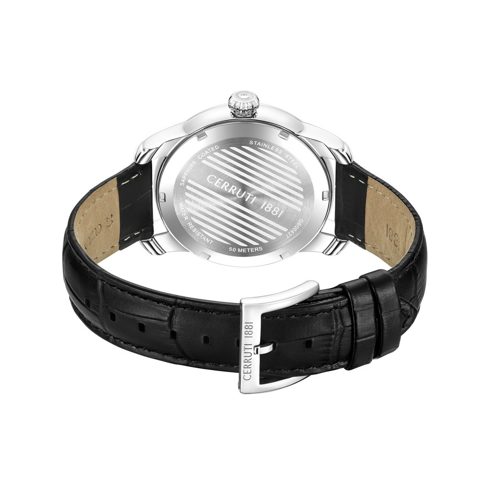 Подарочный комплект CERRUTI 1881: мужские часы и запонки