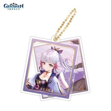 Брелок акриловый Kamisato Ayaka 6975628245055