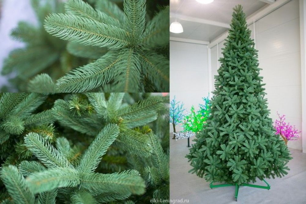 Большая елка «Европейская» (Литая+пвх) 4 м