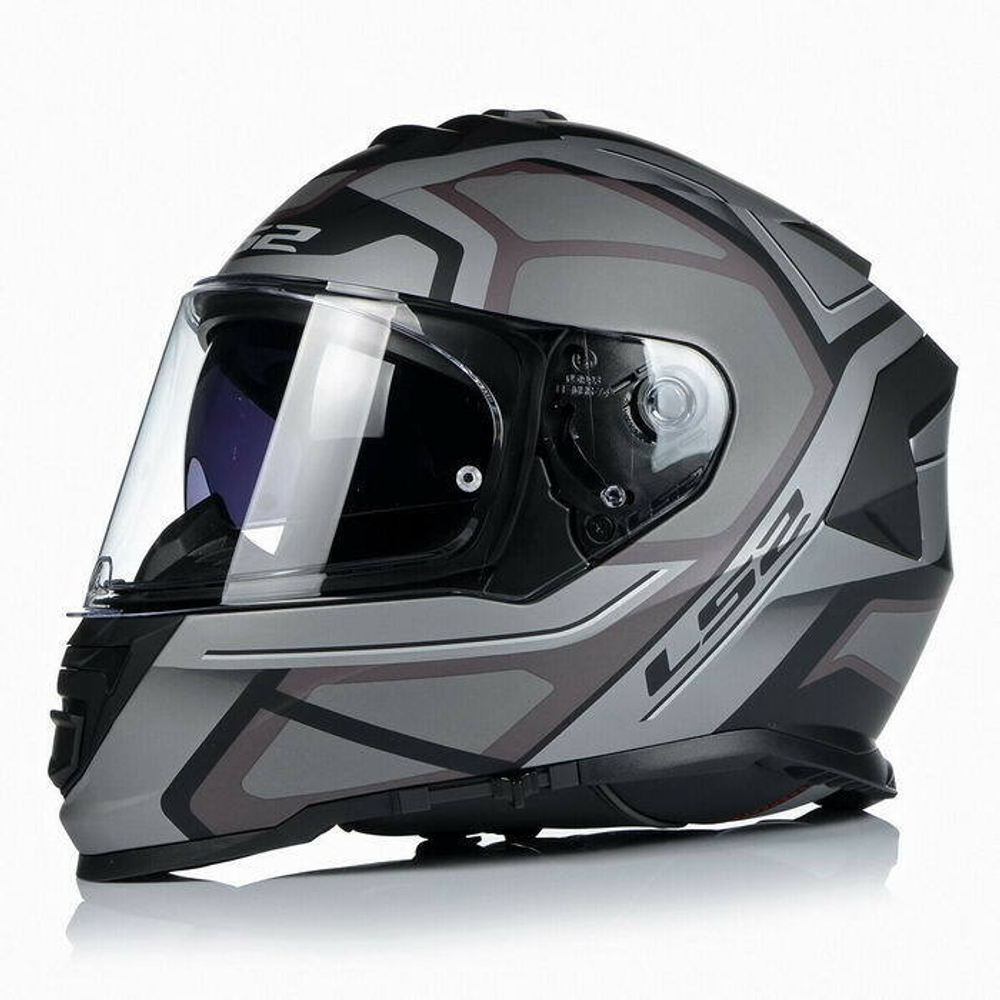 LS2 FF800 STORM Faster Matt black/Matt Grey