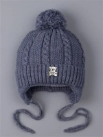 Шапка вязаная демисезонная для детей