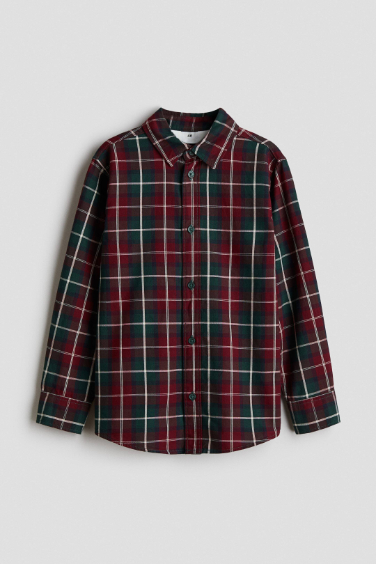 H&M Рубашка из хлопка, красный