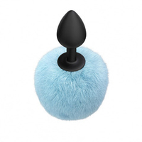 Анальная пробка 15см с хвостом Lola Games Emotions Fluffy Blue 4017-03lola