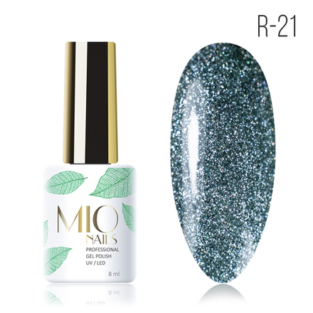 Гель-лак MIO NAILS R-21. Изумрудный перелив, 8мл.
