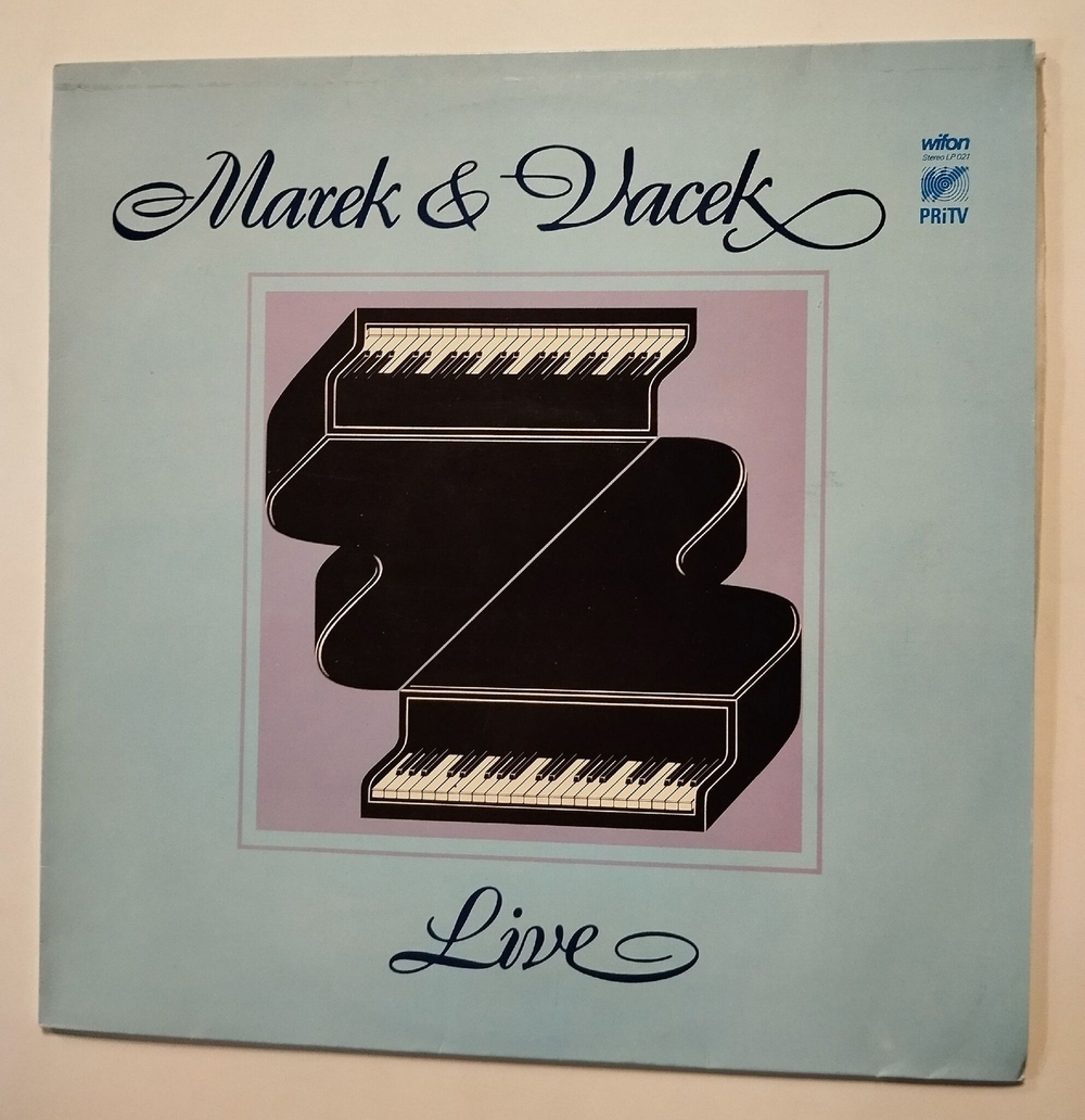 Винтажная виниловая пластинка LP Marek and Vacek Live (Польша 1981)