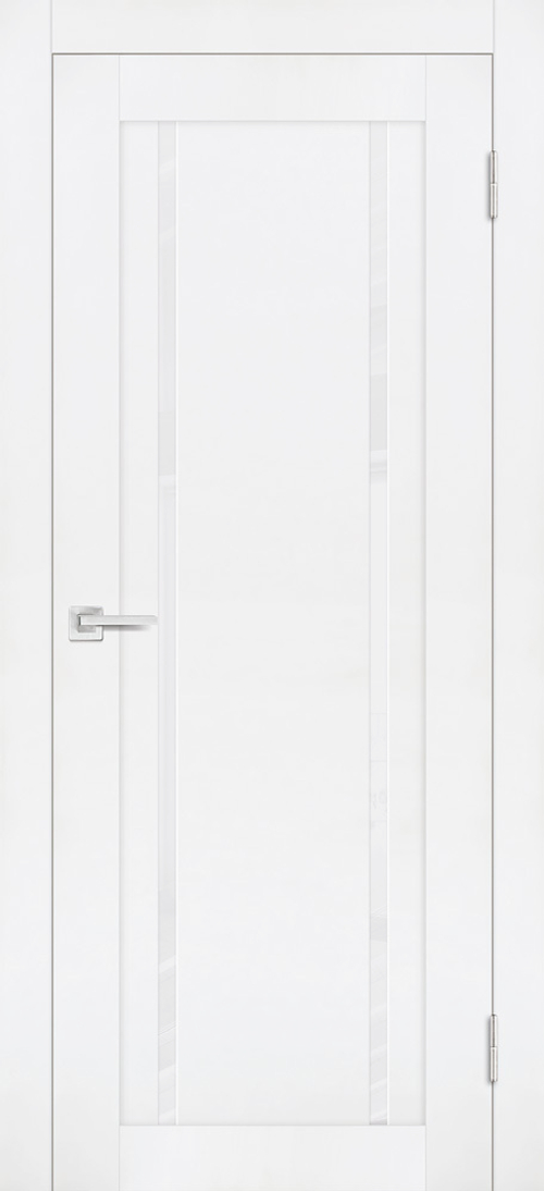 Дверь PST-9 / Цвет белый бархат / белоснежный лакобель / Двери PROFILO PORTE