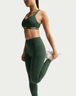 Nike Zenvy Женские лосины с высокой талией, без шва спереди, полной длины - NIKE