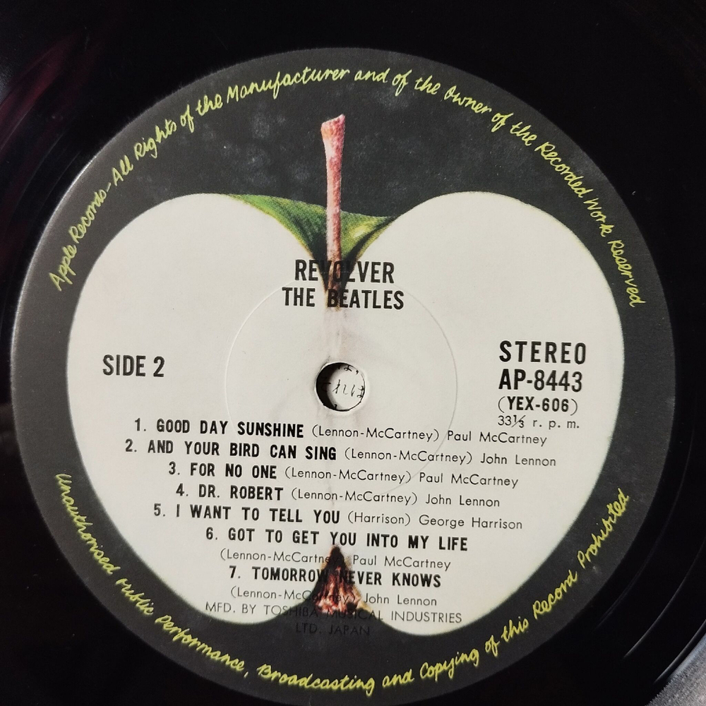 Винтажная виниловая пластинка LP The Beatles Revolver (Japan 1969) (No Obi) Eleanor Rigby