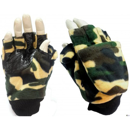 Перчатки-варежки флисовые на магните